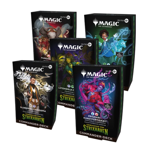 MTG - Secrets of Strixhaven: Commander Deck Display (5 Decks) DE