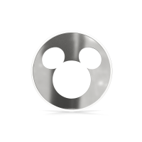 AGORO - Disney - Iconic Silhouettes - Mickey Mouse - Silver 1/2 oz