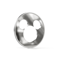 AGORO - Disney - Iconic Silhouettes - Mickey Mouse - Silver 1/2 oz