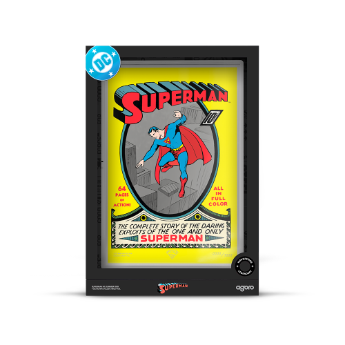 AGORO - Warner Bros. - Superman Comic Covers - Superman #1: Summer 1939 Foil - 10 oz Silver Foil