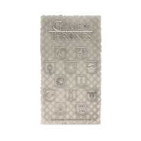 AGORO - Warner Bros. - Games of Thrones - Map of Westeros - 5 oz Silver