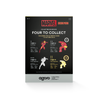 AGORO - Marvel - Blind Box - Iron Man Silver Collectible & Gold Chase