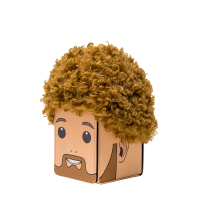 Ultra PRO Bob Ross - Headcase Alcove Flip Deck Box Card Container for Tabletop Gaming