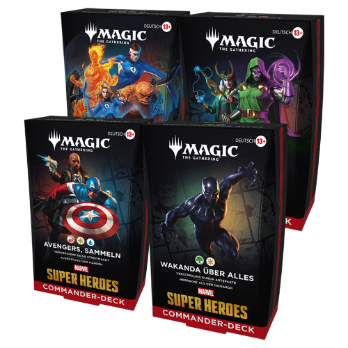 MTG - Marvel Super Heroes: Commander Deck Display (4 Decks) DE