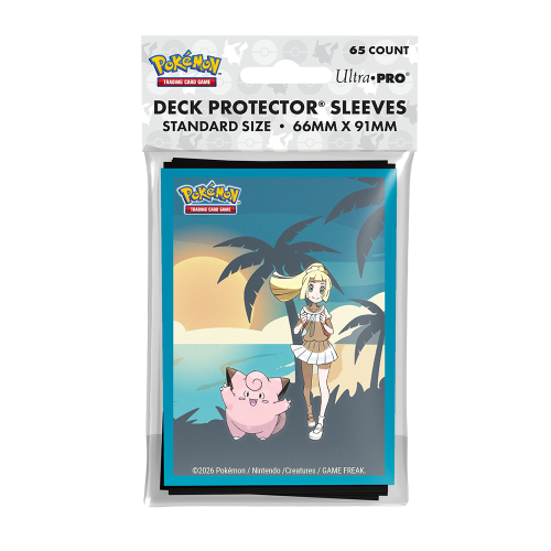 Ultra PRO Lillie and Clefairy 65ct Deck Protector Sleeves for Pokémon