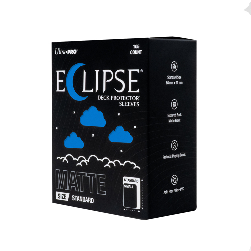 Ultra PRO ECLIPSE® Matte Standard DECK PROTECTOR® Sleeves: Pacific Blue - 105ct