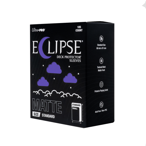 Ultra PRO ECLIPSE® Matte Standard DECK PROTECTOR® Sleeves: Royal Purple - 105ct