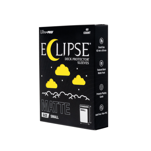 Ultra PRO ECLIPSE® Matte Small DECK PROTECTOR® Sleeves: Lemon Yellow - 60ct