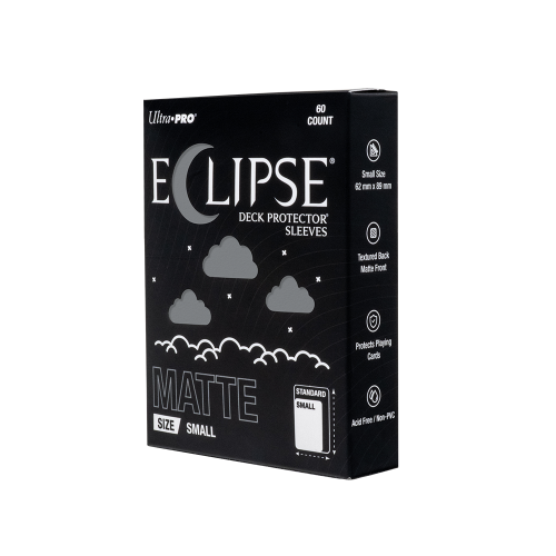 Ultra PRO ECLIPSE® Matte Small DECK PROTECTOR® Sleeves: Smoke Grey - 60ct