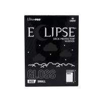 Ultra PRO ECLIPSE® Gloss Small DECK PROTECTOR® Sleeves: Jet Black - 60ct