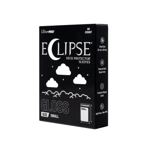 Ultra PRO ECLIPSE® Gloss Small DECK PROTECTOR® Sleeves: Arctic White - 60ct