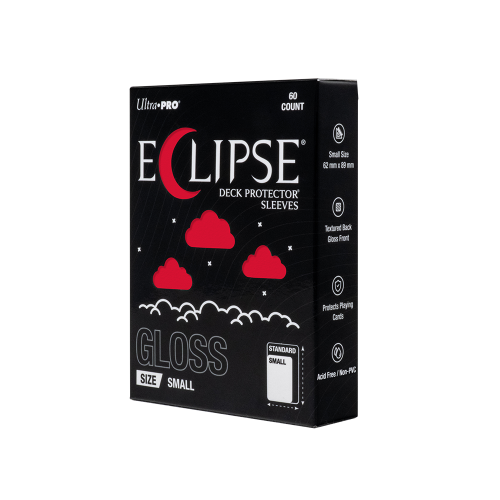 Ultra PRO ECLIPSE® Gloss Small DECK PROTECTOR® Sleeves: Apple Red - 60ct