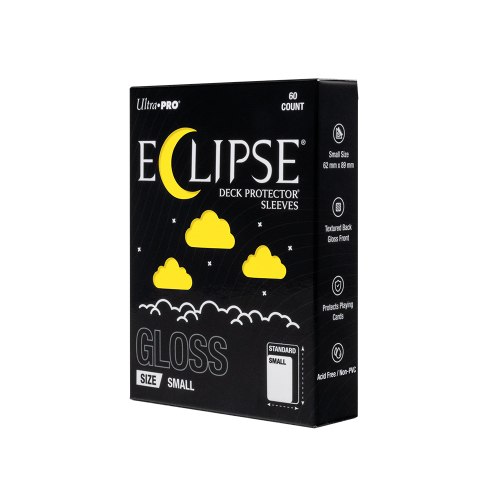 Ultra PRO ECLIPSE® Gloss Small DECK PROTECTOR® Sleeves: Lemon Yellow - 60ct
