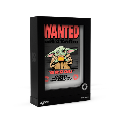 AGORO - Star Wars The Mandalorian - Wanted: Grogu Foil 5g Silver
