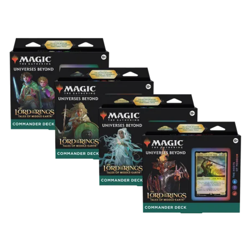 MTG - The Lord of the Rings: Tales of Middle Earth Commander Deck Display EN (4 Decks)