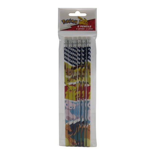 CYP Brands - Pokémon Bleistift-Set (6 Stück)