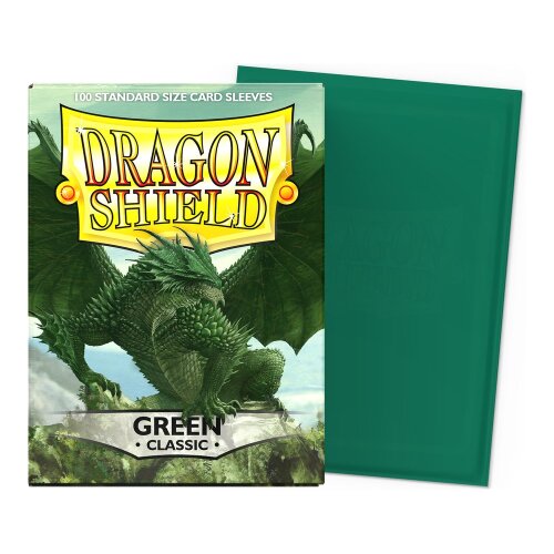 Dragon Shield Green Standard Sleeves - 100ct