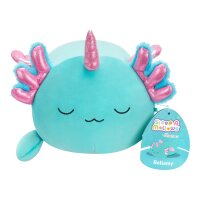 Squishmallow Sleep-a-mallows Plüsch - Bellamy Axolotl-Einhorn - 30cm