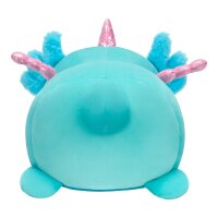 Squishmallow Sleep-a-mallows Plüsch - Bellamy Axolotl-Einhorn - 30cm